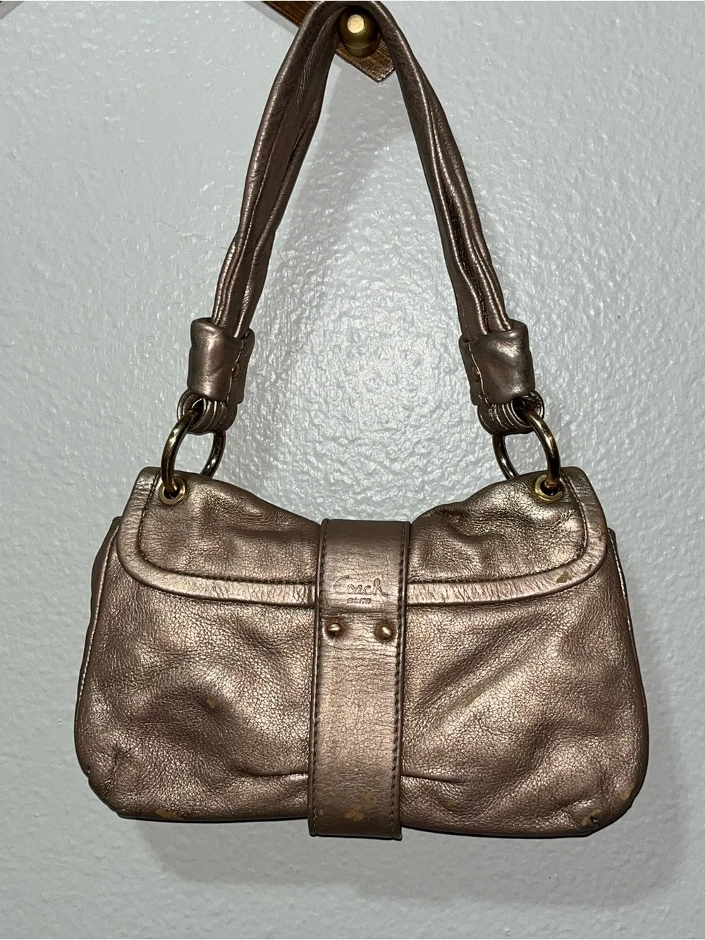 Y2K Coach Parker Baguette shoulder bag